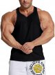 Men's Workout Tank Tops Mesh Quick Dry Y-Back Tops Muscle Athletic Shirts for Gym