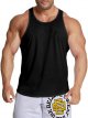 Men's Workout Tank Tops Mesh Quick Dry Y-Back Tops Muscle Athletic Shirts for Gym