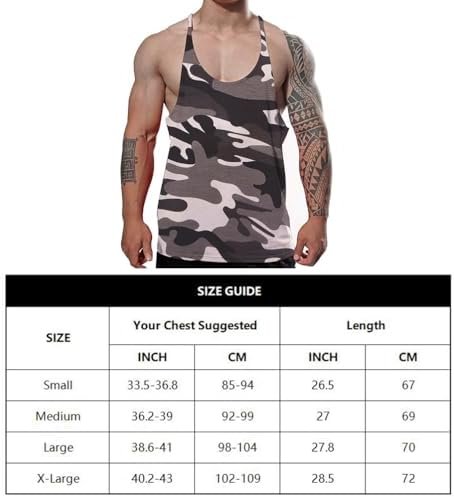 Men's Bodybuilding Workout Gym Tank Tops Training Y Back Cotton